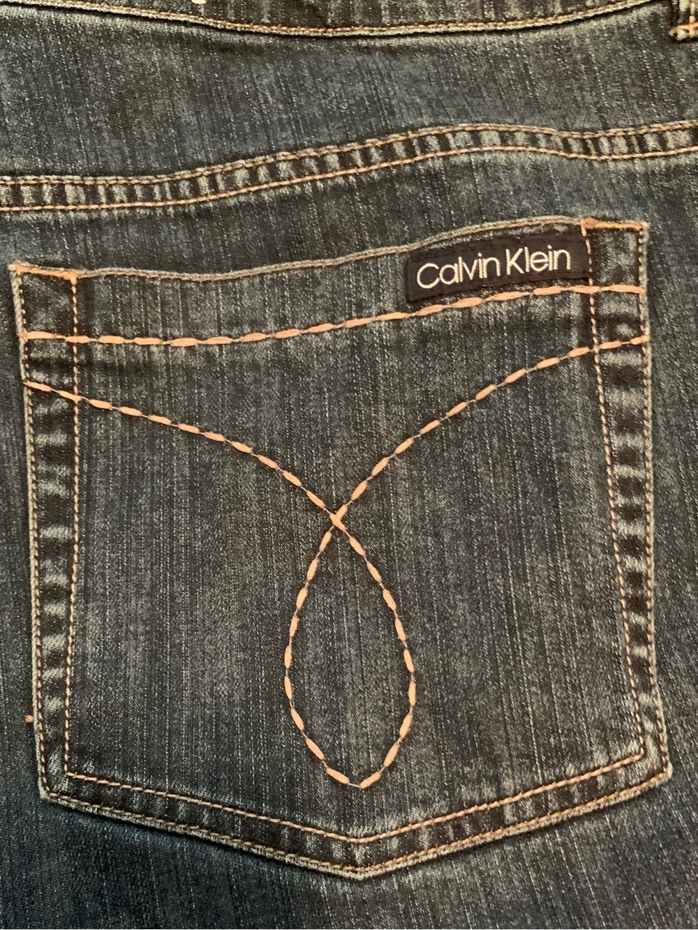 Calvin Klein Authentic Women’s Navy Bootcut Jeans 22W - Picture 7 of 11
